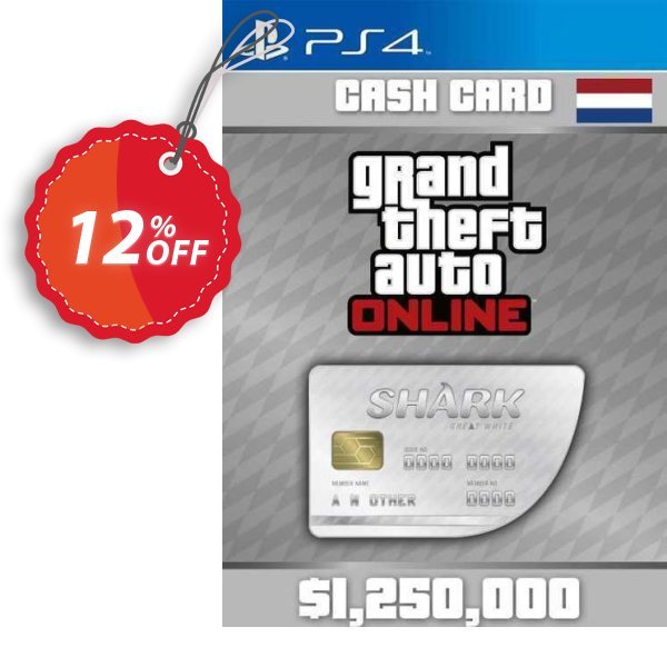 Grand Theft Auto Online Great White Shark Cash Card PS4, Netherlands  Coupon, discount Grand Theft Auto Online Great White Shark Cash Card PS4 (Netherlands) Deal 2024 CDkeys. Promotion: Grand Theft Auto Online Great White Shark Cash Card PS4 (Netherlands) Exclusive Sale offer 