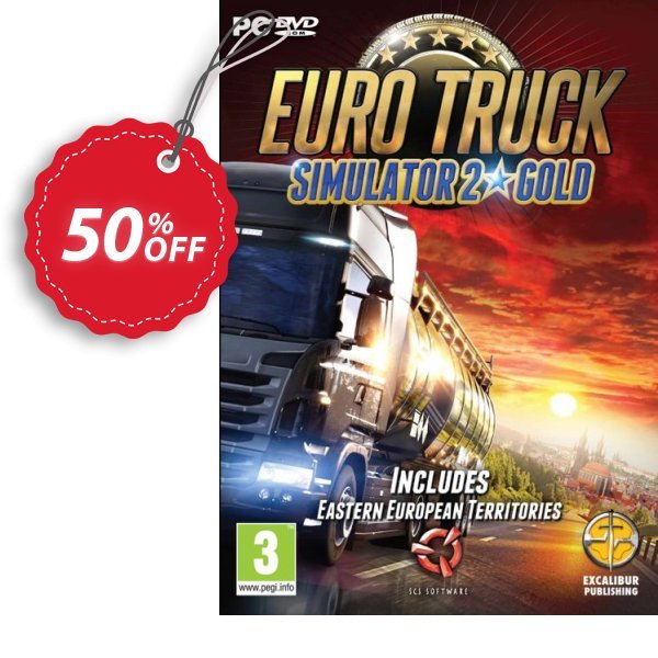 Euro Truck Simulator 2 Gold PC Coupon, discount Euro Truck Simulator 2 Gold PC Deal. Promotion: Euro Truck Simulator 2 Gold PC Exclusive offer 