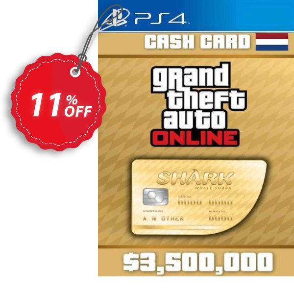 Grand Theft Auto Online Whale Shark Cash Card PS4, Netherlands  Coupon, discount Grand Theft Auto Online Whale Shark Cash Card PS4 (Netherlands) Deal 2024 CDkeys. Promotion: Grand Theft Auto Online Whale Shark Cash Card PS4 (Netherlands) Exclusive Sale offer 