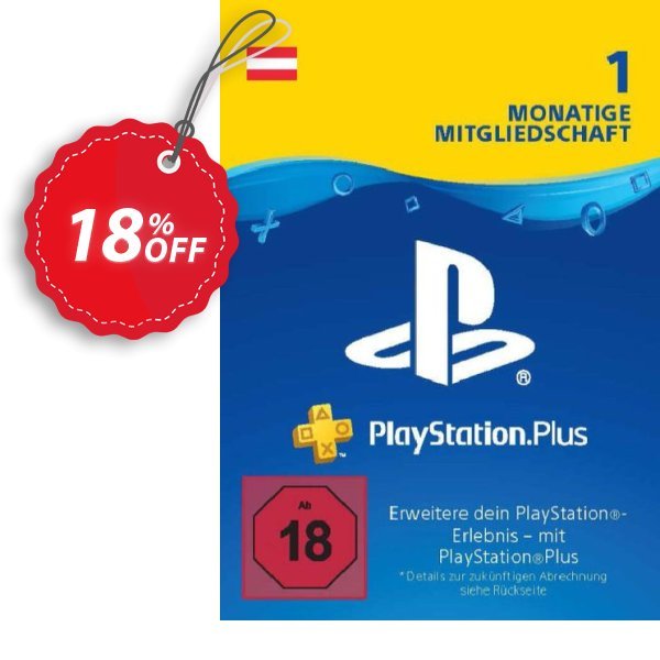 PS Plus - Monthly Subscription, Austria  Coupon, discount Playstation Plus - 1 Month Subscription (Austria) Deal 2024 CDkeys. Promotion: Playstation Plus - 1 Month Subscription (Austria) Exclusive Sale offer 