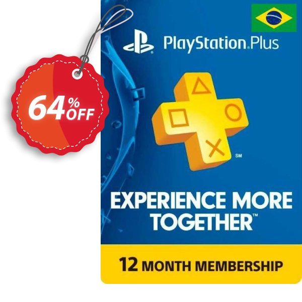 PS Plus - 12 Month Subscription, Brazil  Coupon, discount PlayStation Plus - 12 Month Subscription (Brazil) Deal 2024 CDkeys. Promotion: PlayStation Plus - 12 Month Subscription (Brazil) Exclusive Sale offer 