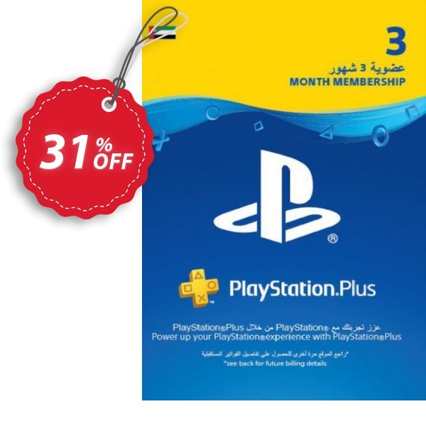 PS Plus - 3 Month Subscription, UAE  Coupon, discount PlayStation Plus - 3 Month Subscription (UAE) Deal 2024 CDkeys. Promotion: PlayStation Plus - 3 Month Subscription (UAE) Exclusive Sale offer 