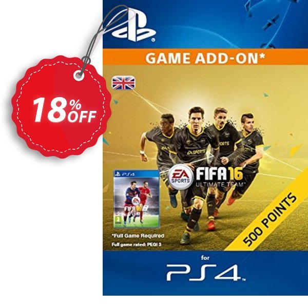 500 FIFA 16 Points PS4 PSN Code - UK account Coupon, discount 500 FIFA 16 Points PS4 PSN Code - UK account Deal 2024 CDkeys. Promotion: 500 FIFA 16 Points PS4 PSN Code - UK account Exclusive Sale offer 