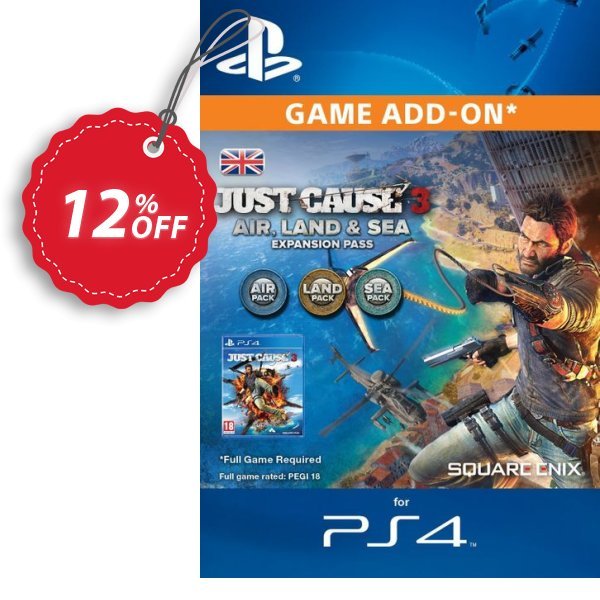 Just Cause 3 Air, Land and Sea Expansion Pass PS4 Coupon, discount Just Cause 3 Air, Land and Sea Expansion Pass PS4 Deal 2024 CDkeys. Promotion: Just Cause 3 Air, Land and Sea Expansion Pass PS4 Exclusive Sale offer 