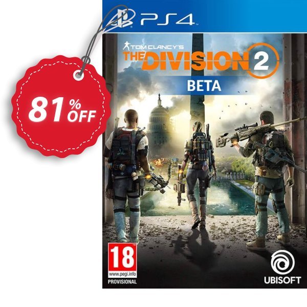 Tom Clancys The Division 2 PS4 Beta Coupon, discount Tom Clancys The Division 2 PS4 Beta Deal 2024 CDkeys. Promotion: Tom Clancys The Division 2 PS4 Beta Exclusive Sale offer 