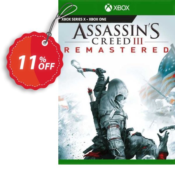 Assassin&#039;s Creed III  Remastered Xbox One, EU  Coupon, discount Assassin's Creed III  Remastered Xbox One (EU) Deal 2024 CDkeys. Promotion: Assassin's Creed III  Remastered Xbox One (EU) Exclusive Sale offer 