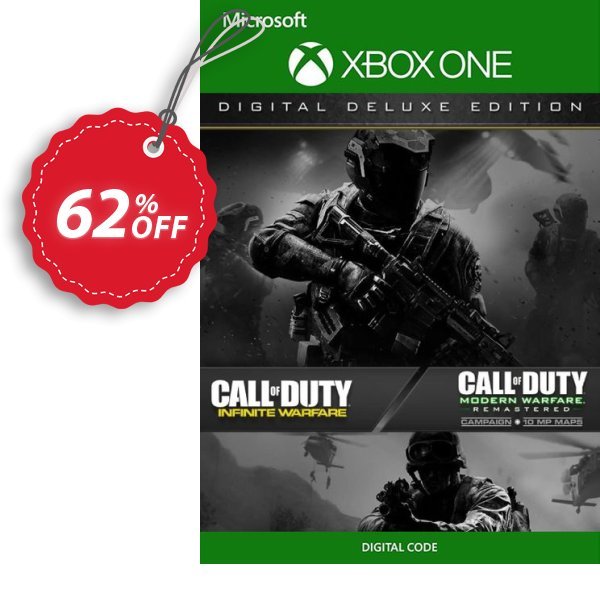 Call of Duty Infinite Warfare - Digital Deluxe Edition Xbox One, UK  Coupon, discount Call of Duty Infinite Warfare - Digital Deluxe Edition Xbox One (UK) Deal 2024 CDkeys. Promotion: Call of Duty Infinite Warfare - Digital Deluxe Edition Xbox One (UK) Exclusive Sale offer 