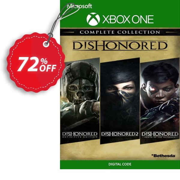 Dishonored The Complete Collection Xbox One, UK  Coupon, discount Dishonored The Complete Collection Xbox One (UK) Deal 2024 CDkeys. Promotion: Dishonored The Complete Collection Xbox One (UK) Exclusive Sale offer 