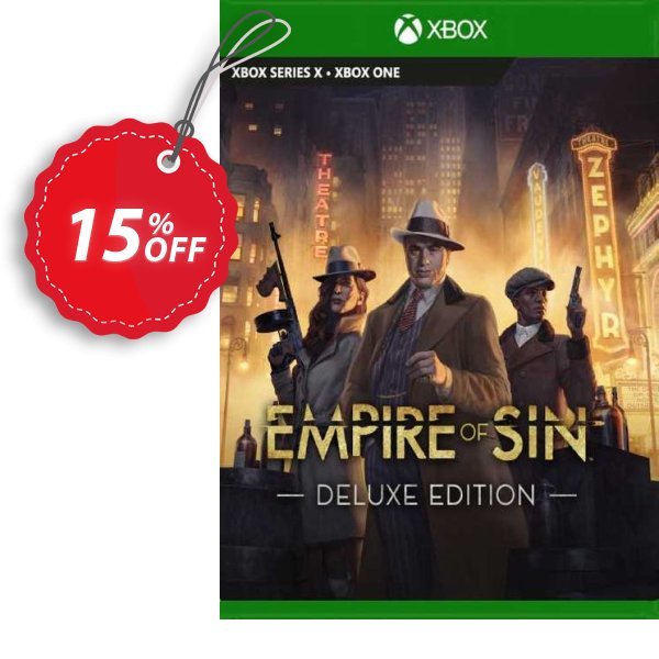 Empire of Sin - Deluxe Edition Xbox One, UK  Coupon, discount Empire of Sin - Deluxe Edition Xbox One (UK) Deal 2024 CDkeys. Promotion: Empire of Sin - Deluxe Edition Xbox One (UK) Exclusive Sale offer 