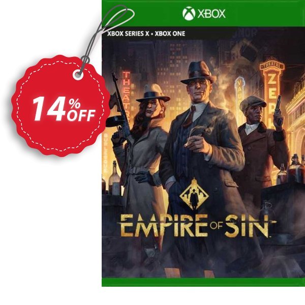 Empire of Sin Xbox One, UK  Coupon, discount Empire of Sin Xbox One (UK) Deal 2024 CDkeys. Promotion: Empire of Sin Xbox One (UK) Exclusive Sale offer 