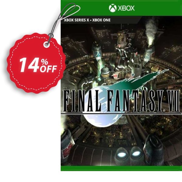 Final Fantasy VII Xbox One, EU  Coupon, discount Final Fantasy VII Xbox One (EU) Deal 2024 CDkeys. Promotion: Final Fantasy VII Xbox One (EU) Exclusive Sale offer 
