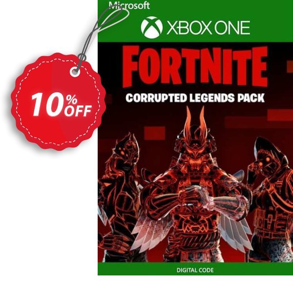 Fortnite - Corrupted Legends Pack Xbox One, UK  Coupon, discount Fortnite - Corrupted Legends Pack Xbox One (UK) Deal 2024 CDkeys. Promotion: Fortnite - Corrupted Legends Pack Xbox One (UK) Exclusive Sale offer 