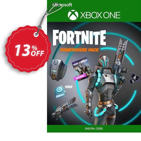Fortnite - Powerhouse Pack Xbox One, UK  Coupon, discount Fortnite - Powerhouse Pack Xbox One (UK) Deal 2024 CDkeys. Promotion: Fortnite - Powerhouse Pack Xbox One (UK) Exclusive Sale offer 