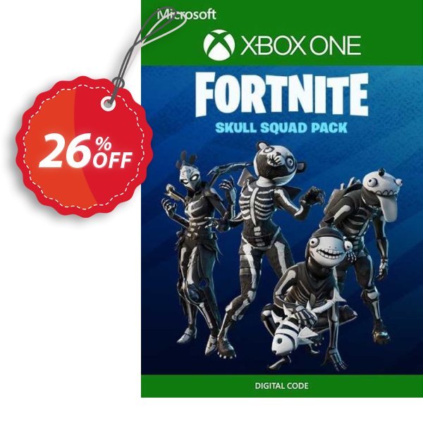 Fortnite - Skull Squad Pack Xbox One, EU  Coupon, discount Fortnite - Skull Squad Pack Xbox One (EU) Deal 2024 CDkeys. Promotion: Fortnite - Skull Squad Pack Xbox One (EU) Exclusive Sale offer 