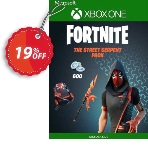 Fortnite The Street Serpent Pack Xbox One, EU  Coupon, discount Fortnite The Street Serpent Pack Xbox One (EU) Deal 2024 CDkeys. Promotion: Fortnite The Street Serpent Pack Xbox One (EU) Exclusive Sale offer 