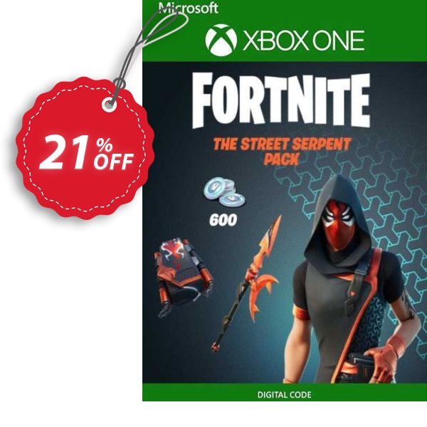 Fortnite The Street Serpent Pack Xbox One, US  Coupon, discount Fortnite The Street Serpent Pack Xbox One (US) Deal 2024 CDkeys. Promotion: Fortnite The Street Serpent Pack Xbox One (US) Exclusive Sale offer 