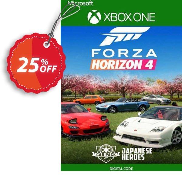 Forza Horizon 4 Japanese Heroes Car Pack Xbox One, UK  Coupon, discount Forza Horizon 4 Japanese Heroes Car Pack Xbox One (UK) Deal 2024 CDkeys. Promotion: Forza Horizon 4 Japanese Heroes Car Pack Xbox One (UK) Exclusive Sale offer 