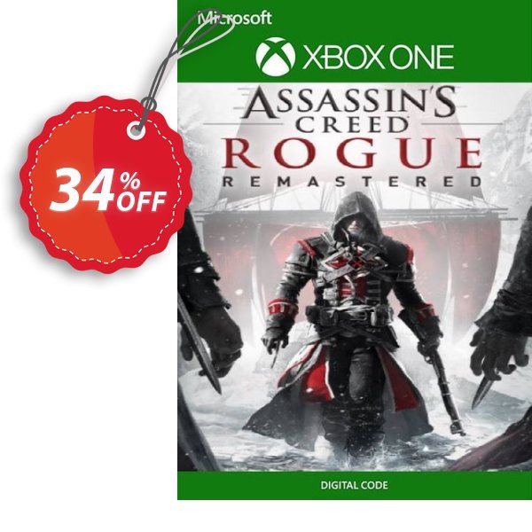 Assassin&#039;s Creed Rogue Remastered Xbox One, UK  Coupon, discount Assassin's Creed Rogue Remastered Xbox One (UK) Deal 2024 CDkeys. Promotion: Assassin's Creed Rogue Remastered Xbox One (UK) Exclusive Sale offer 