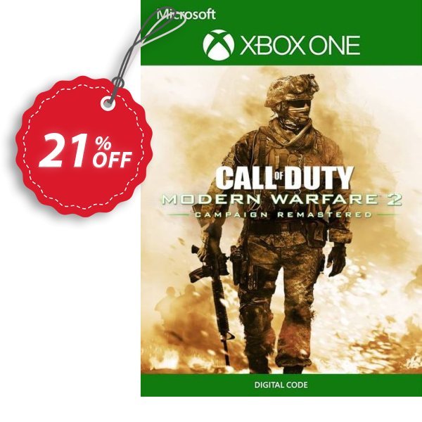 Call of Duty: Modern Warfare 2 Campaign Remastered Xbox One, UK  Coupon, discount Call of Duty: Modern Warfare 2 Campaign Remastered Xbox One (UK) Deal 2024 CDkeys. Promotion: Call of Duty: Modern Warfare 2 Campaign Remastered Xbox One (UK) Exclusive Sale offer 