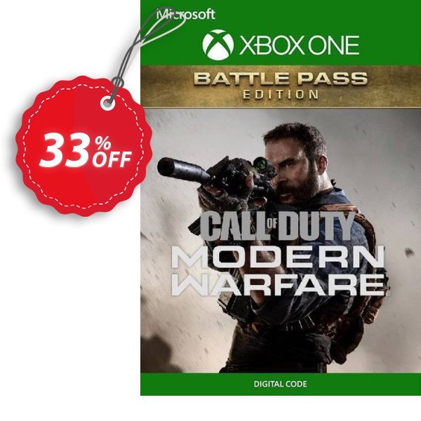 Call of Duty: Modern Warfare - Battle Pass Edition Xbox One, UK  Coupon, discount Call of Duty: Modern Warfare - Battle Pass Edition Xbox One (UK) Deal 2024 CDkeys. Promotion: Call of Duty: Modern Warfare - Battle Pass Edition Xbox One (UK) Exclusive Sale offer 