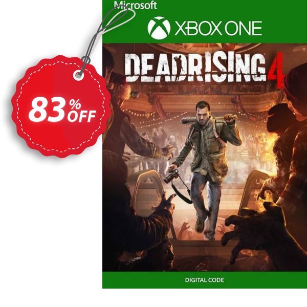 Dead Rising 4 Xbox One, UK  Coupon, discount Dead Rising 4 Xbox One (UK) Deal 2024 CDkeys. Promotion: Dead Rising 4 Xbox One (UK) Exclusive Sale offer 