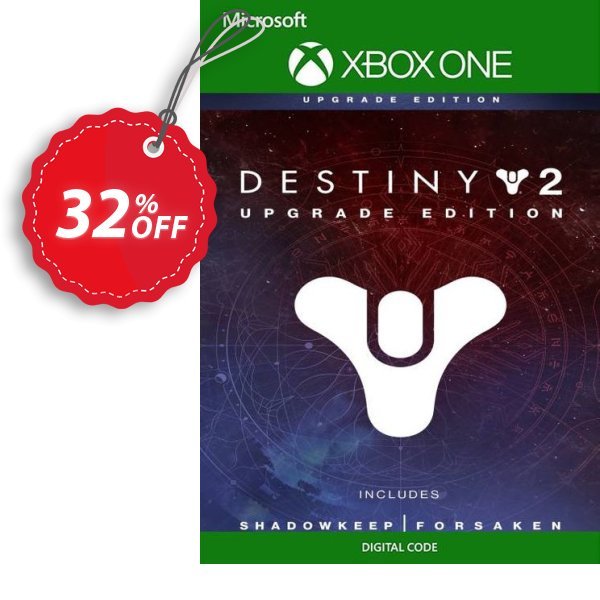 Destiny 2: Upgrade Edition Xbox One, EU  Coupon, discount Destiny 2: Upgrade Edition Xbox One (EU) Deal 2024 CDkeys. Promotion: Destiny 2: Upgrade Edition Xbox One (EU) Exclusive Sale offer 
