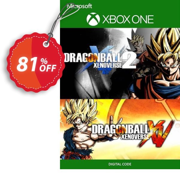 Dragon Ball Xenoverse 1 and 2 Bundle Xbox One, UK  Coupon, discount Dragon Ball Xenoverse 1 and 2 Bundle Xbox One (UK) Deal 2024 CDkeys. Promotion: Dragon Ball Xenoverse 1 and 2 Bundle Xbox One (UK) Exclusive Sale offer 