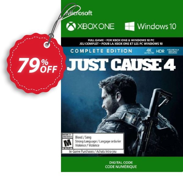 Just Cause 4 - Complete Edition Xbox One, WW  Coupon, discount Just Cause 4 - Complete Edition Xbox One (WW) Deal 2024 CDkeys. Promotion: Just Cause 4 - Complete Edition Xbox One (WW) Exclusive Sale offer 