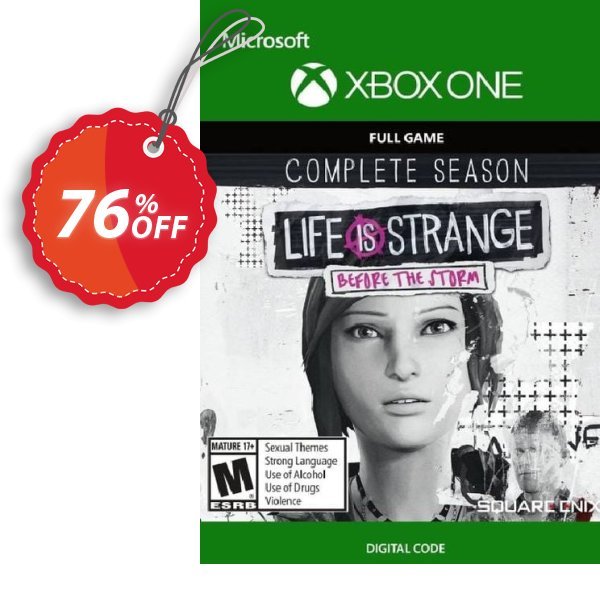 Life is Strange Before the Storm - Complete Season Xbox One, WW  Coupon, discount Life is Strange Before the Storm - Complete Season Xbox One (WW) Deal 2024 CDkeys. Promotion: Life is Strange Before the Storm - Complete Season Xbox One (WW) Exclusive Sale offer 
