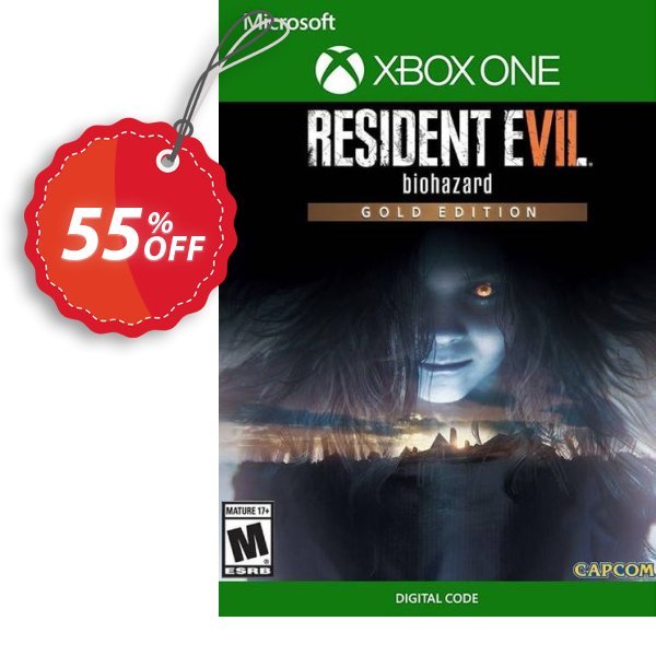 Resident Evil 7 Biohazard Gold Edition Xbox One / PC, UK  Coupon, discount Resident Evil 7 Biohazard Gold Edition Xbox One / PC (UK) Deal 2024 CDkeys. Promotion: Resident Evil 7 Biohazard Gold Edition Xbox One / PC (UK) Exclusive Sale offer 