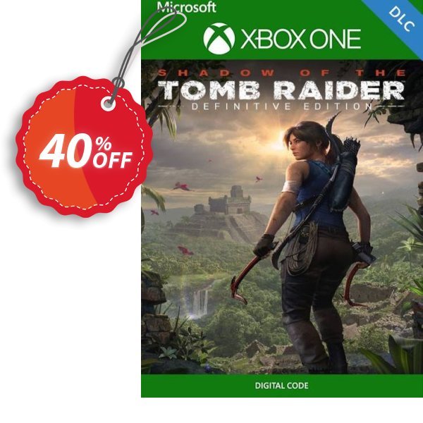 Shadow of the Tomb Raider Definitive Edition - Extra Content Xbox One, UK  Coupon, discount Shadow of the Tomb Raider Definitive Edition - Extra Content Xbox One (UK) Deal 2024 CDkeys. Promotion: Shadow of the Tomb Raider Definitive Edition - Extra Content Xbox One (UK) Exclusive Sale offer 