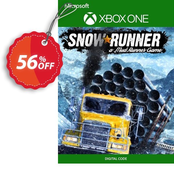SnowRunner Xbox One, US  Coupon, discount SnowRunner Xbox One (US) Deal 2024 CDkeys. Promotion: SnowRunner Xbox One (US) Exclusive Sale offer 