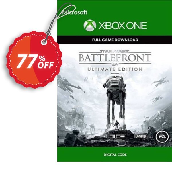 Star Wars Battlefront Ultimate Edition Xbox One, US  Coupon, discount Star Wars Battlefront Ultimate Edition Xbox One (US) Deal 2024 CDkeys. Promotion: Star Wars Battlefront Ultimate Edition Xbox One (US) Exclusive Sale offer 