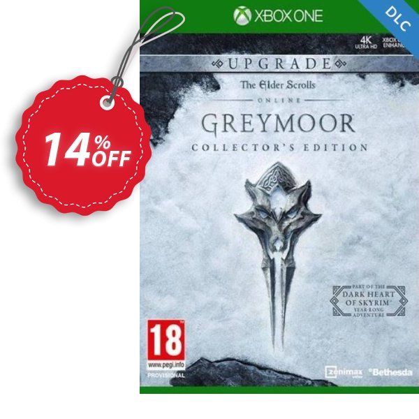 The Elder Scrolls Online: Greymoor Collector&#039;s Edition Upgrade Xbox One Coupon, discount The Elder Scrolls Online: Greymoor Collector's Edition Upgrade Xbox One Deal 2024 CDkeys. Promotion: The Elder Scrolls Online: Greymoor Collector's Edition Upgrade Xbox One Exclusive Sale offer 