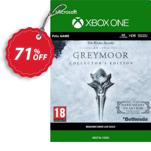 The Elder Scrolls Online: Greymoor Collector&#039;s Edition Xbox One, UK  Coupon, discount The Elder Scrolls Online: Greymoor Collector's Edition Xbox One (UK) Deal 2024 CDkeys. Promotion: The Elder Scrolls Online: Greymoor Collector's Edition Xbox One (UK) Exclusive Sale offer 