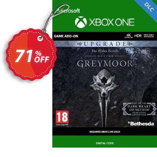 The Elder Scrolls Online: Greymoor Upgrade Xbox One, UK  Coupon, discount The Elder Scrolls Online: Greymoor Upgrade Xbox One (UK) Deal 2024 CDkeys. Promotion: The Elder Scrolls Online: Greymoor Upgrade Xbox One (UK) Exclusive Sale offer 