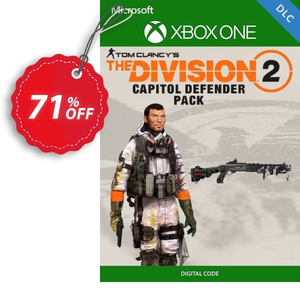 Tom Clancys The Division 2 Xbox One - Capitol Defender Pack DLC Coupon, discount Tom Clancys The Division 2 Xbox One - Capitol Defender Pack DLC Deal 2024 CDkeys. Promotion: Tom Clancys The Division 2 Xbox One - Capitol Defender Pack DLC Exclusive Sale offer 
