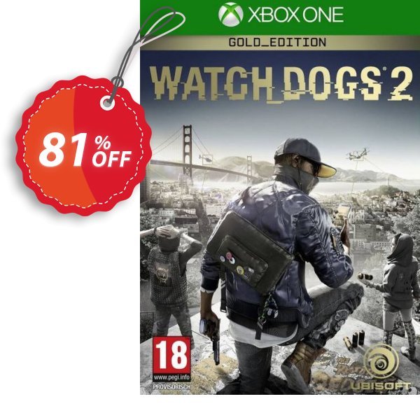 Watch Dogs 2 - Gold Edition Xbox One, UK  Coupon, discount Watch Dogs 2 - Gold Edition Xbox One (UK) Deal 2024 CDkeys. Promotion: Watch Dogs 2 - Gold Edition Xbox One (UK) Exclusive Sale offer 