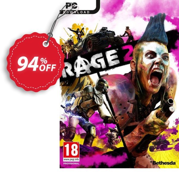 Rage 2 PC, EMEA  Coupon, discount Rage 2 PC (EMEA) Deal. Promotion: Rage 2 PC (EMEA) Exclusive offer 