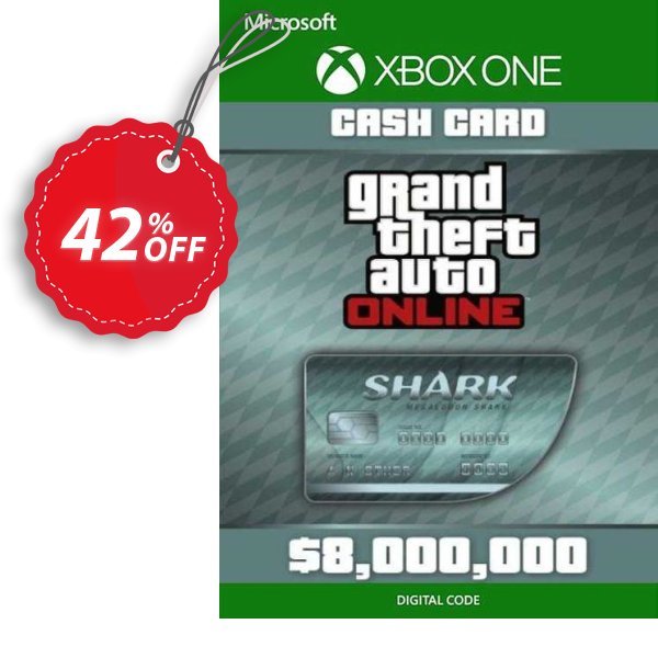 Grand Theft Auto V - Megalodon Cash Card Xbox One, EU  Coupon, discount Grand Theft Auto V - Megalodon Cash Card Xbox One (EU) Deal 2024 CDkeys. Promotion: Grand Theft Auto V - Megalodon Cash Card Xbox One (EU) Exclusive Sale offer 