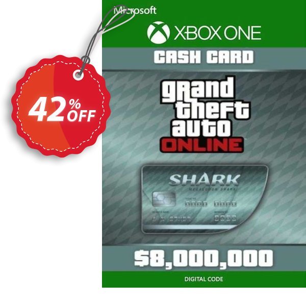Grand Theft Auto V - Megalodon Cash Card Xbox One, US  Coupon, discount Grand Theft Auto V - Megalodon Cash Card Xbox One (US) Deal 2024 CDkeys. Promotion: Grand Theft Auto V - Megalodon Cash Card Xbox One (US) Exclusive Sale offer 