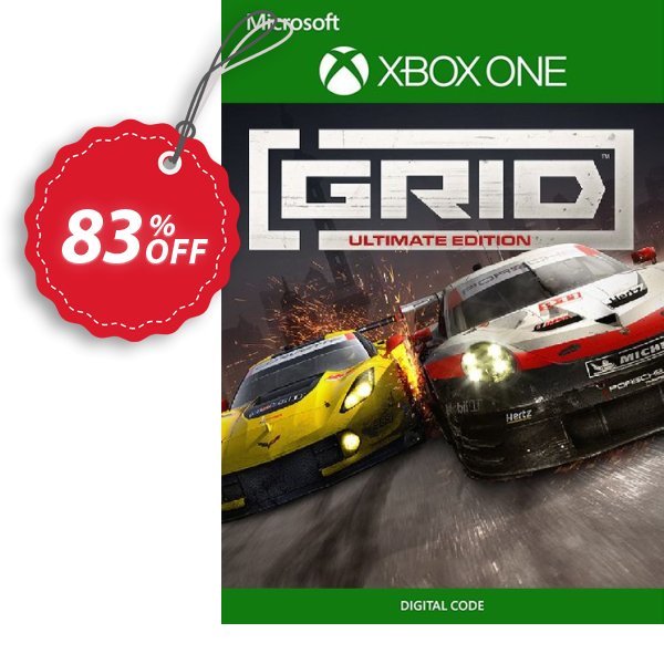 GRID Ultimate Edition Xbox One, UK  Coupon, discount GRID Ultimate Edition Xbox One (UK) Deal 2024 CDkeys. Promotion: GRID Ultimate Edition Xbox One (UK) Exclusive Sale offer 