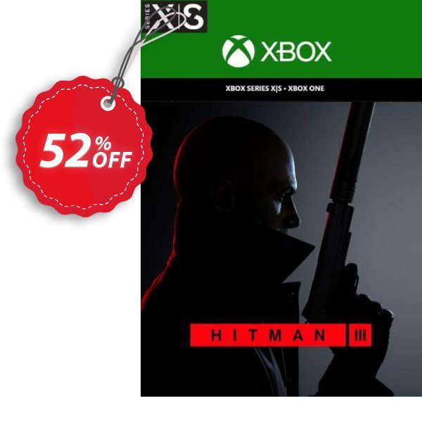 HITMAN 3 Xbox One/Xbox Series X|S, UK  Coupon, discount HITMAN 3 Xbox One/Xbox Series X|S (UK) Deal 2024 CDkeys. Promotion: HITMAN 3 Xbox One/Xbox Series X|S (UK) Exclusive Sale offer 