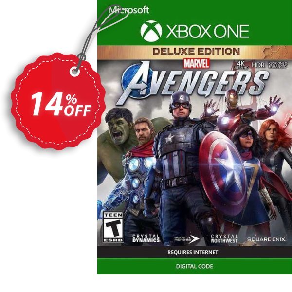 Marvel&#039;s Avengers Deluxe Edition Xbox One, EU  Coupon, discount Marvel's Avengers Deluxe Edition Xbox One (EU) Deal 2024 CDkeys. Promotion: Marvel's Avengers Deluxe Edition Xbox One (EU) Exclusive Sale offer 