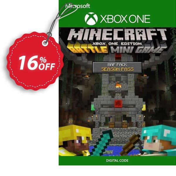 Minecraft Battle Map Pack Season Pass Xbox One, EU  Coupon, discount Minecraft Battle Map Pack Season Pass Xbox One (EU) Deal 2024 CDkeys. Promotion: Minecraft Battle Map Pack Season Pass Xbox One (EU) Exclusive Sale offer 