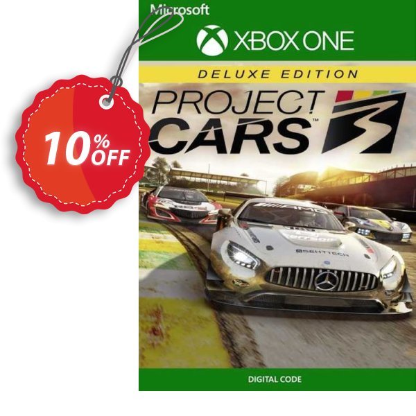 Project Cars 3 Deluxe Edition Xbox One, EU  Coupon, discount Project Cars 3 Deluxe Edition Xbox One (EU) Deal 2024 CDkeys. Promotion: Project Cars 3 Deluxe Edition Xbox One (EU) Exclusive Sale offer 
