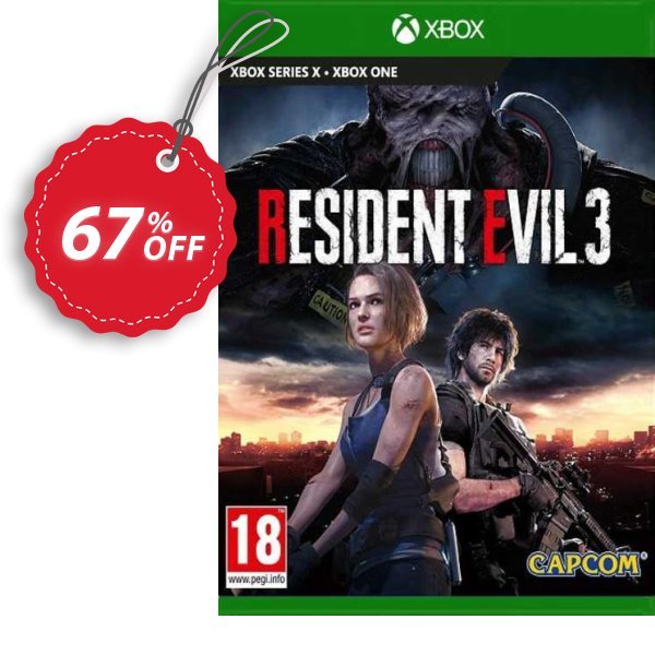 Resident Evil 3 Xbox One, US  Coupon, discount Resident Evil 3 Xbox One (US) Deal 2024 CDkeys. Promotion: Resident Evil 3 Xbox One (US) Exclusive Sale offer 