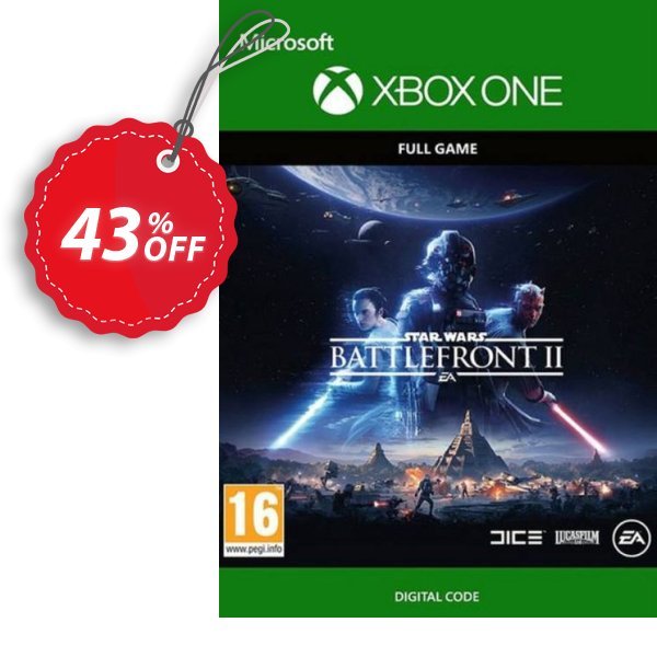 STAR WARS Battlefront II Xbox One, EU  Coupon, discount STAR WARS Battlefront II Xbox One (EU) Deal 2024 CDkeys. Promotion: STAR WARS Battlefront II Xbox One (EU) Exclusive Sale offer 