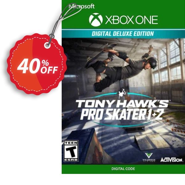 Tony Hawk&#039;s Pro Skater 1 + 2 Deluxe Edition Xbox One, UK  Coupon, discount Tony Hawk's Pro Skater 1 + 2 Deluxe Edition Xbox One (UK) Deal 2024 CDkeys. Promotion: Tony Hawk's Pro Skater 1 + 2 Deluxe Edition Xbox One (UK) Exclusive Sale offer 