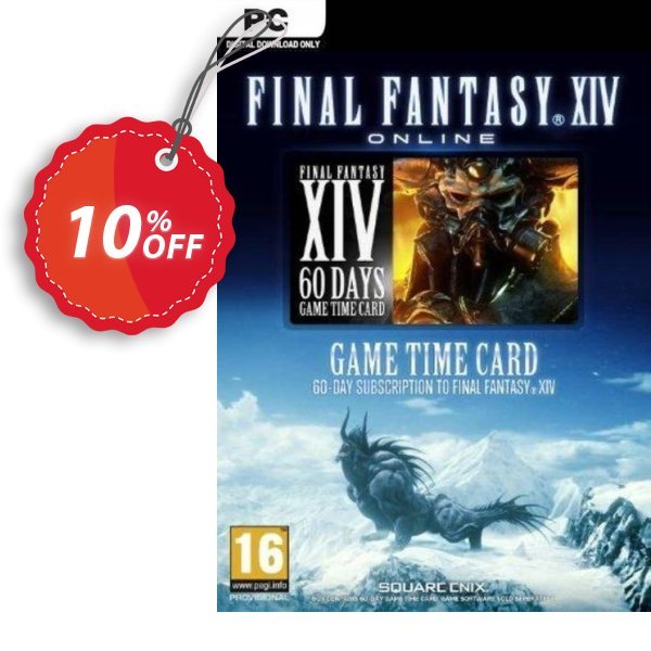 Final Fantasy XIV 14: A Realm Reborn 60 Day Time Card PC, US  Coupon, discount Final Fantasy XIV 14: A Realm Reborn 60 Day Time Card PC (US) Deal 2024 CDkeys. Promotion: Final Fantasy XIV 14: A Realm Reborn 60 Day Time Card PC (US) Exclusive Sale offer 